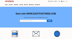 Desktop Screenshot of easyfastweb.com