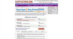 Desktop Screenshot of emailhosting.easyfastweb.com