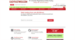 Desktop Screenshot of hosting.easyfastweb.com