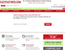 Tablet Screenshot of hosting.easyfastweb.com